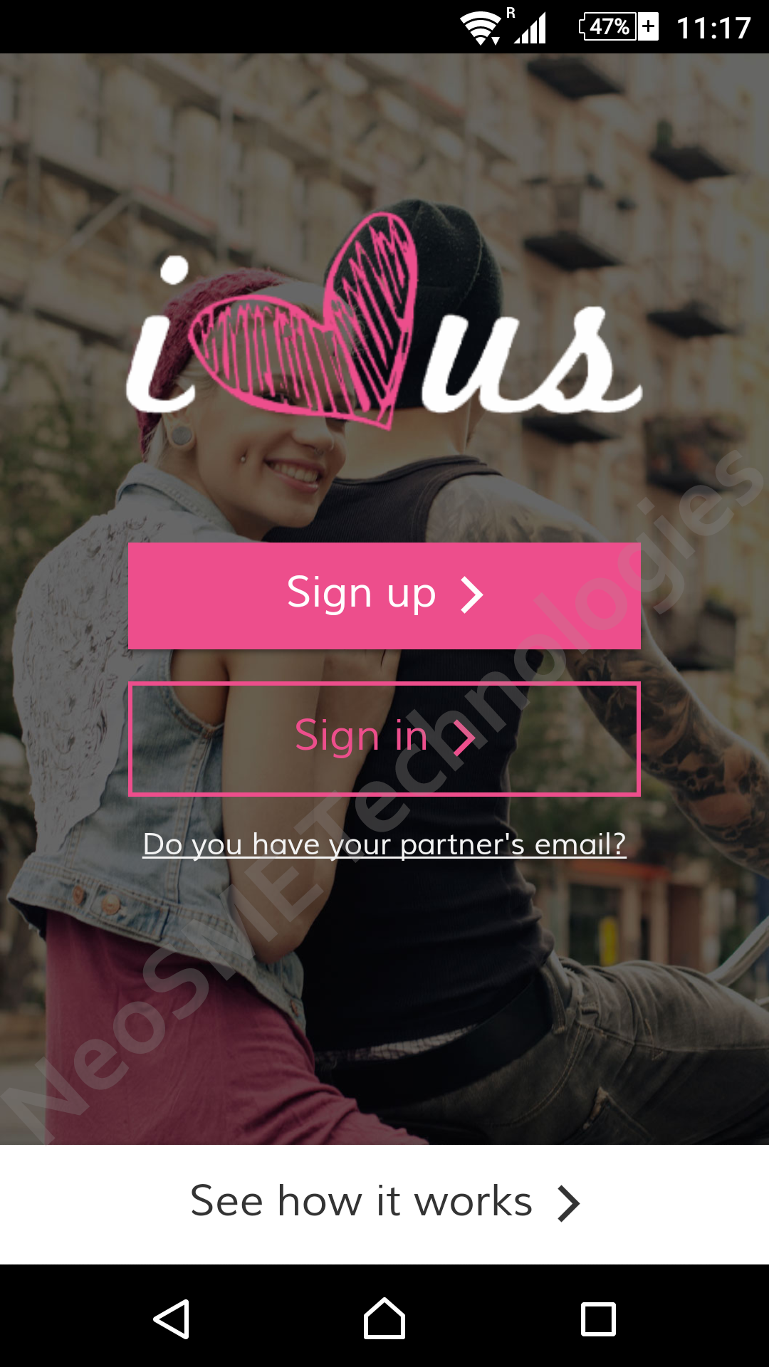 iHeartus Home Screen