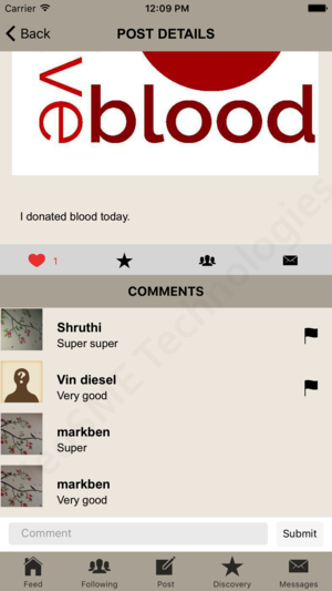 Sharing and Comments