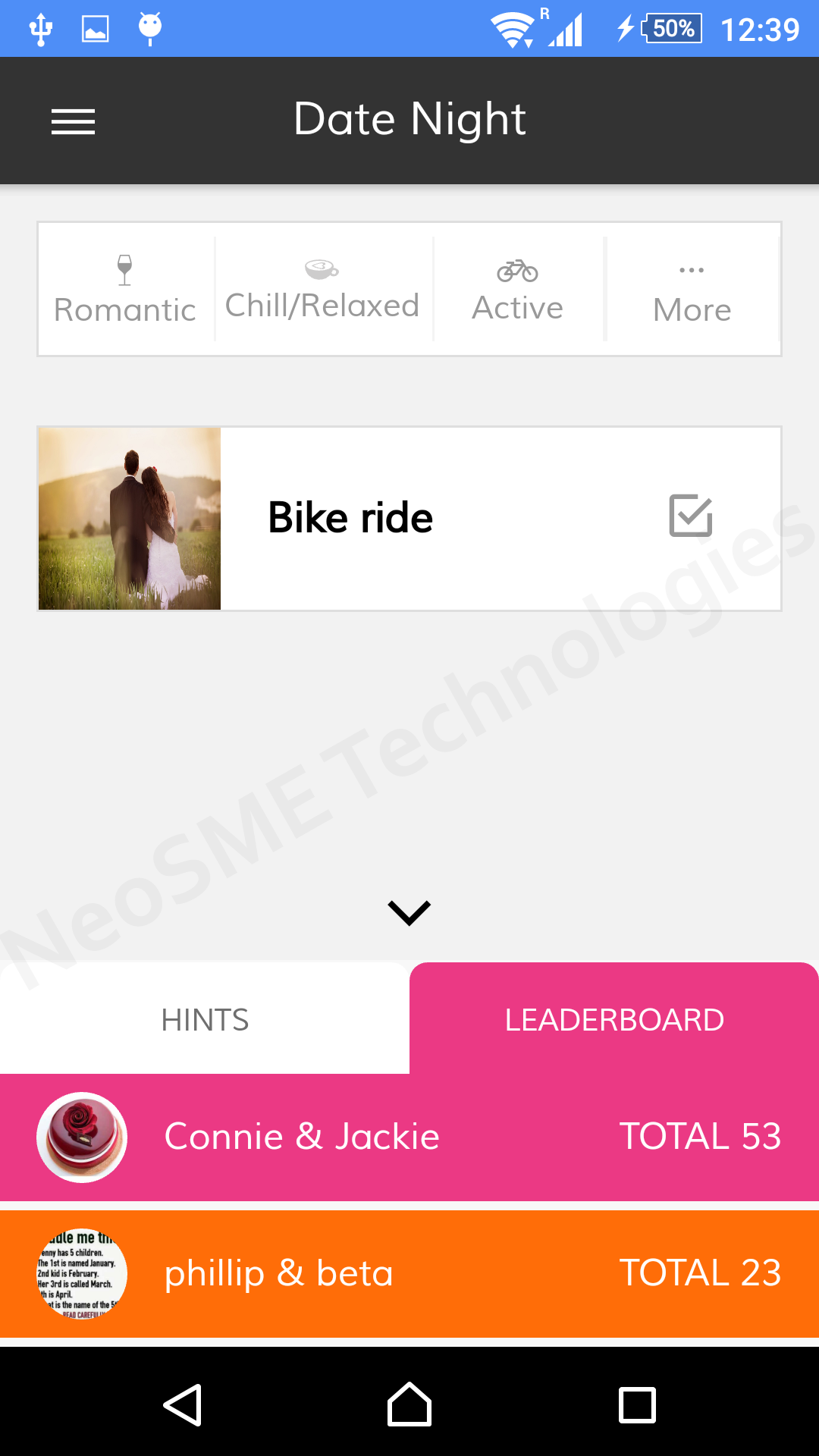 Gamification / Leader boards