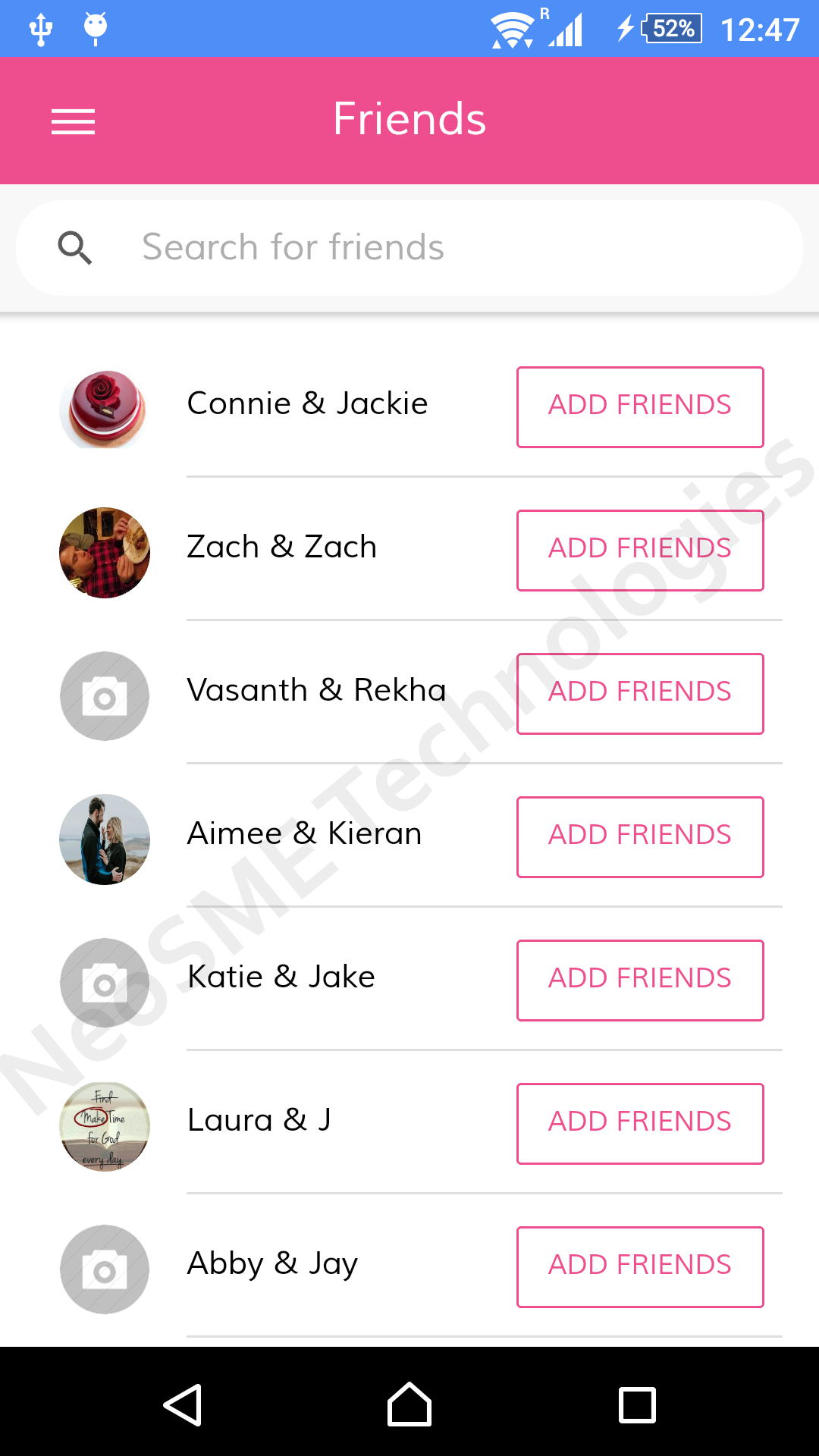 Sharing and inviting friends