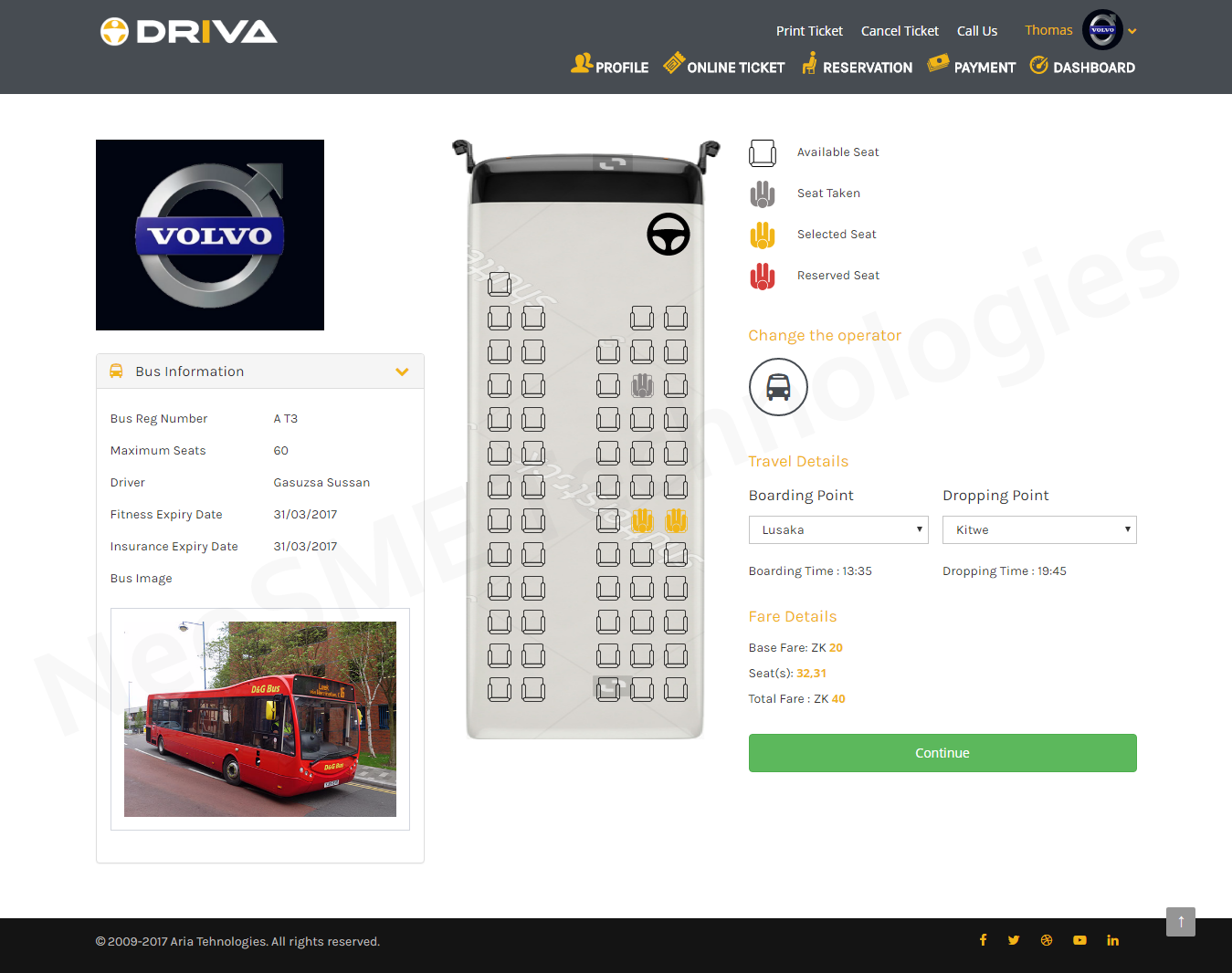 Passenger ticket booking experience built using Angular